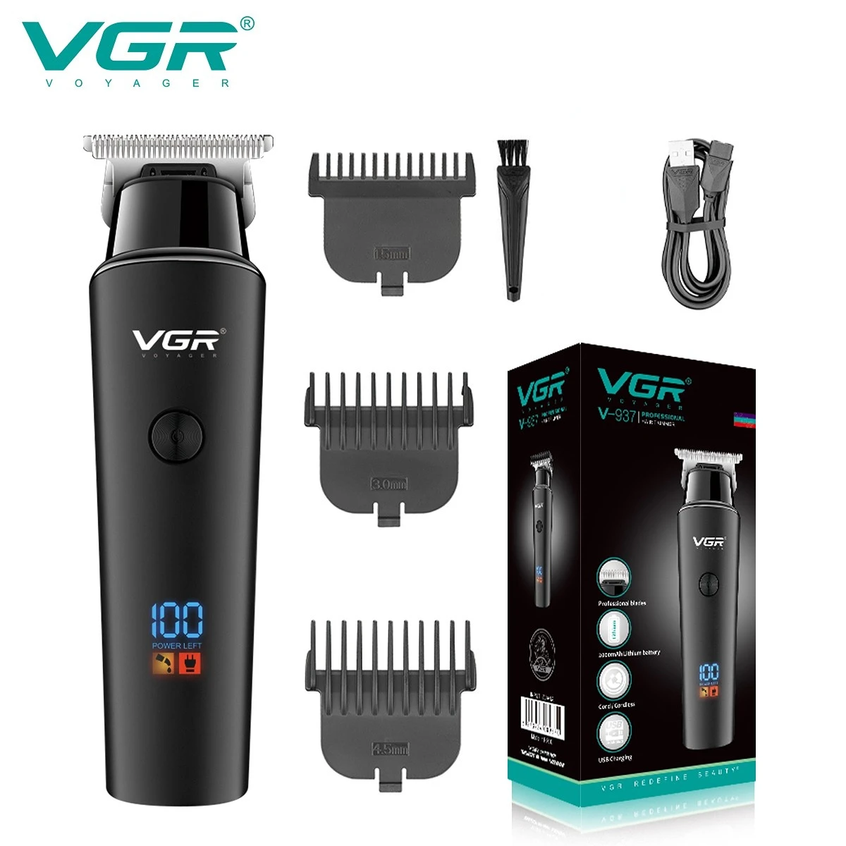 VGR Hair Trimmer V-937 3 VGR Hair Trimmer V-937 1