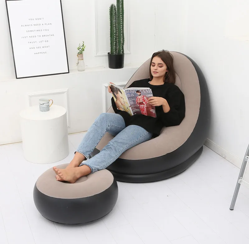 Flocking Inflatable Sofa 1