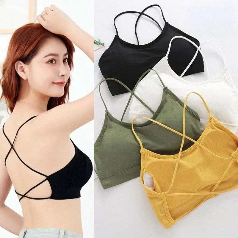 Women Top Cross Strap Sports Bra 1
