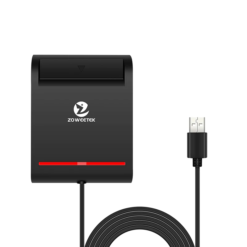 ZOWEETEK USB 2.0 Smart Card Reader 1