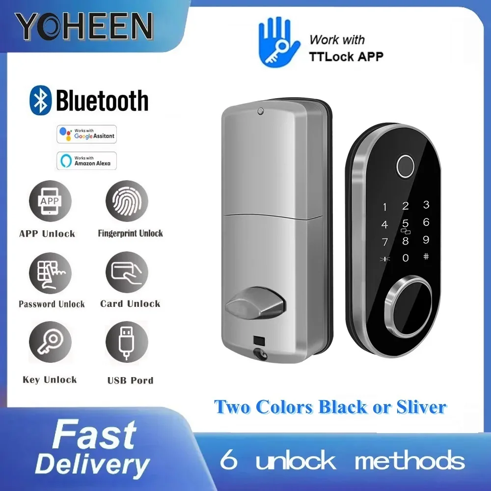 Waterproof TTlock Fingerprint Smart Lock 1