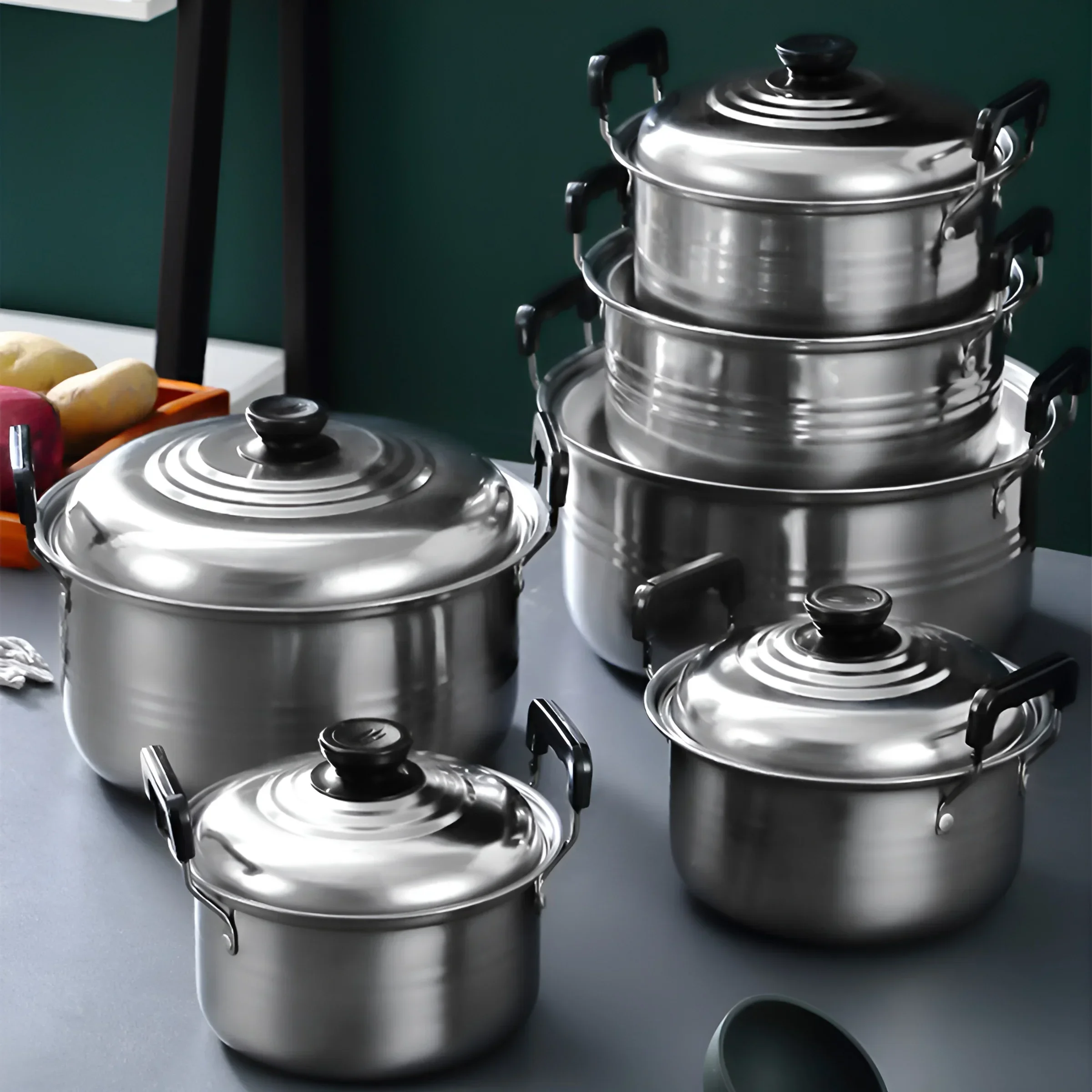 High-Quality Stainless Steel Pot 1