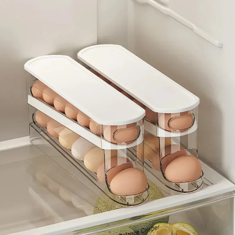Bilayer Fridge Egg Storage Box 1